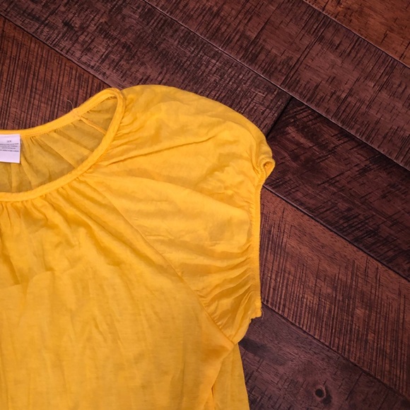 cg l cg Size 3X Yellow Short Sleeve Top - Picture 2 of 5